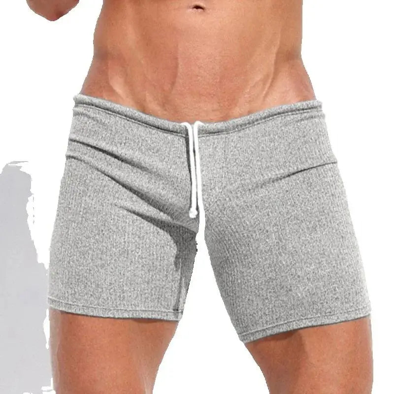 Summer Men's Shorts Casual Breathable Drawstring Shorts Solid-color Swimsuits Running And Sports Shorts Surfing Beach Vacation