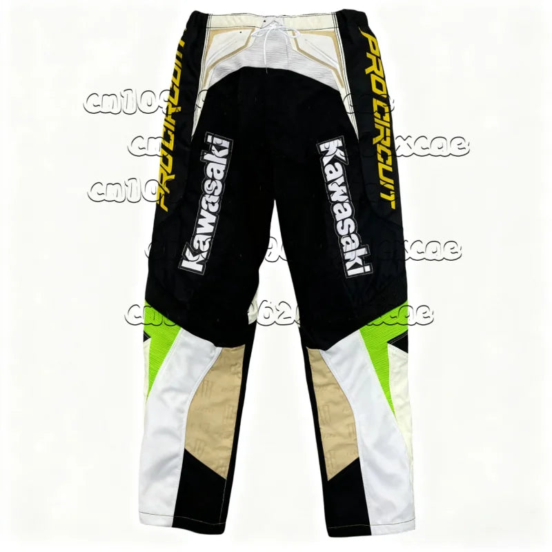 25/26 Kawasaki Hot Selling Classic Cycling Sports Pants 3D Printed Motorcycle Sports Quick Drying Sweat Absorbing Pants