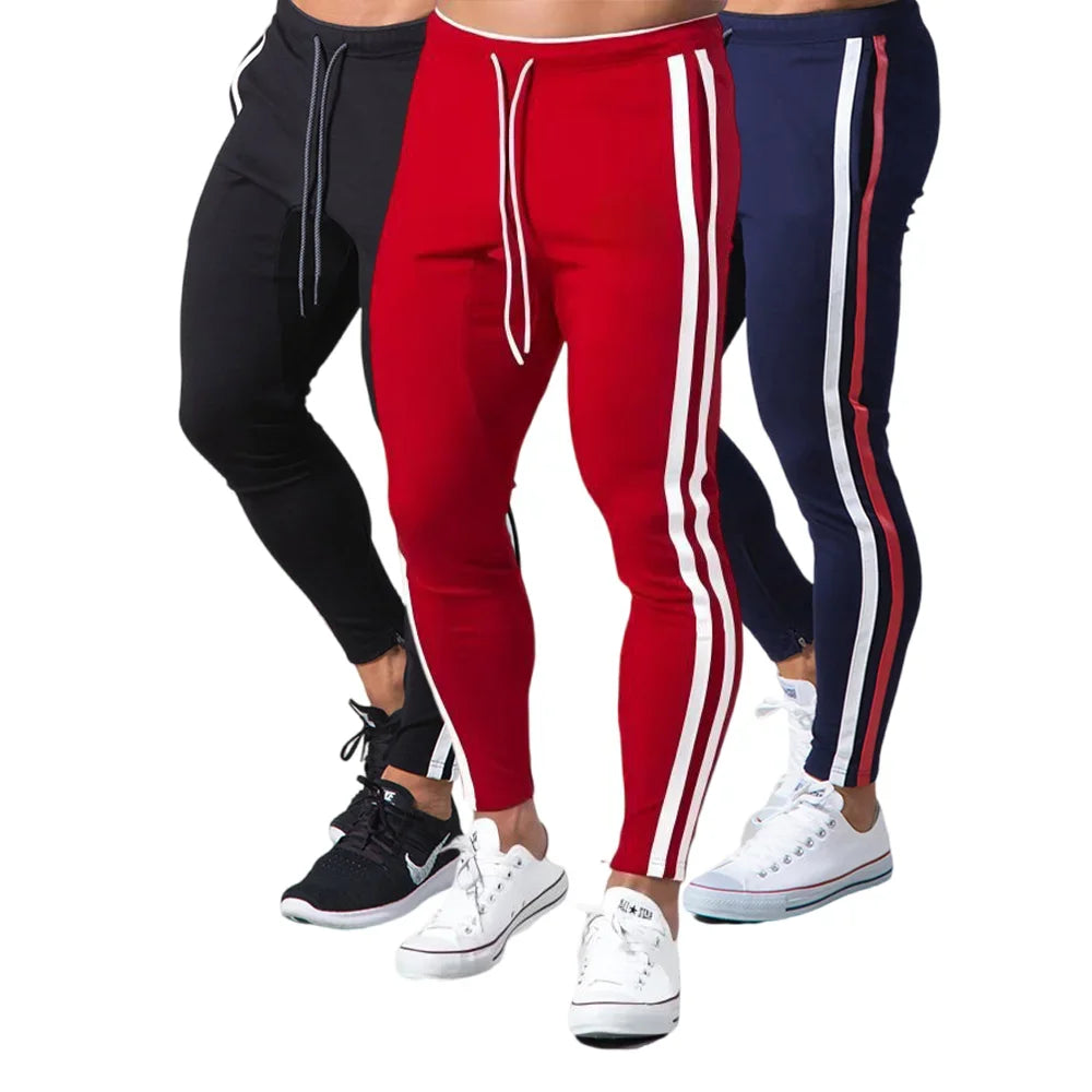 Men Joggers Casual Pants Skinny Sweatpants Workout Male Trousers Sportswear Training Tracksuits Bottom Fitness Jogging Pants Men