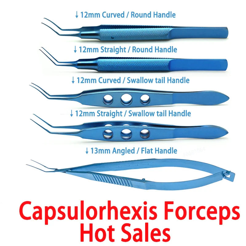 Capsulorhexis Forceps  Utrata Forceps 2.2mm Incision Inamura  Giannetti Corydon O'Gawa Nevyas Lehner High Quality Type Hi Eye