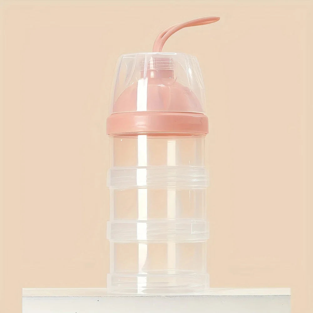 3 Layers Milk Powder Container, Stackable Formula Dispenser, Household Multifunction Food Storage Box