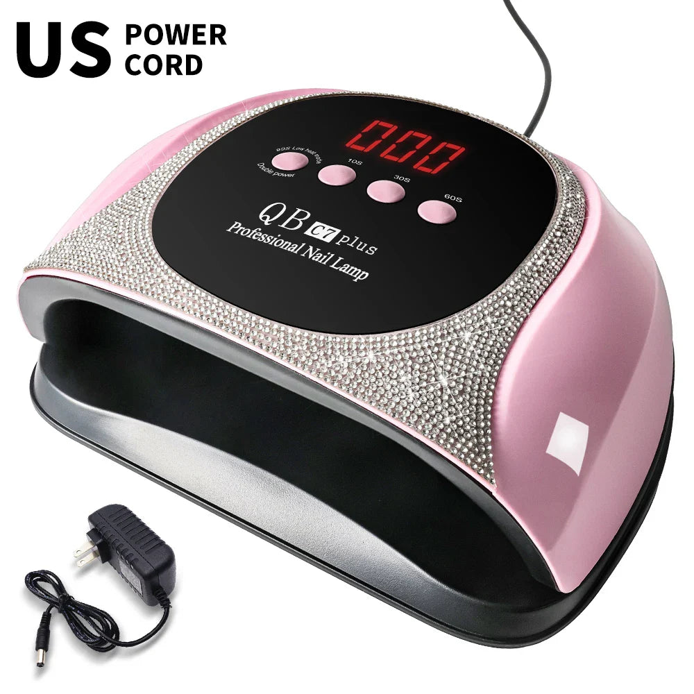 Professional UV/LED Nail Lamp 57 LEDS Quick Drying Gel Polish Curing Light With LCD Display Manicure Equipment for Acrylic Gel